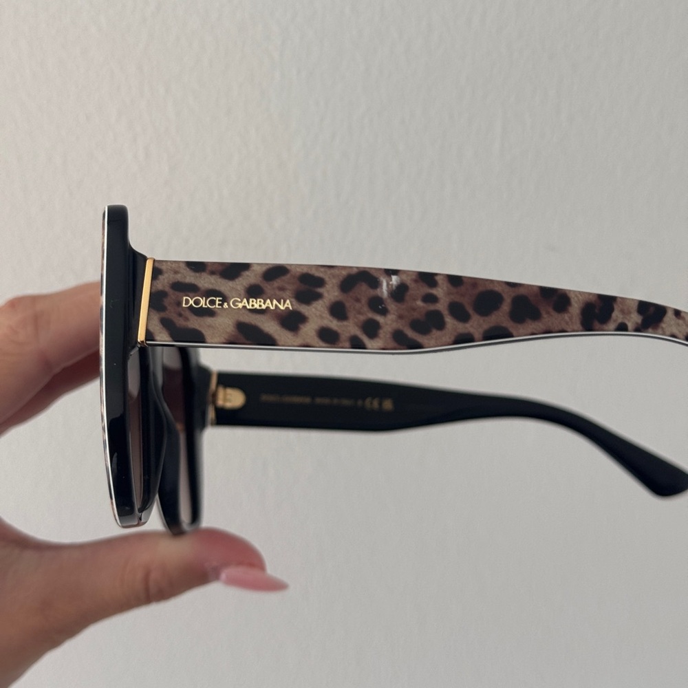 DOLCE & GABBANA Leopard Print Sunglasses - Picture 11 of 15